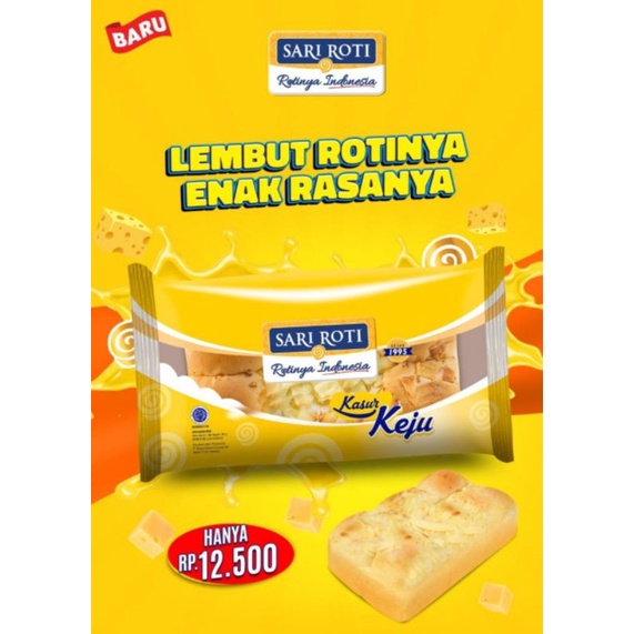 

Roti Lezat Kasur Keju #SariRoti ⭐⭐⭐⭐⭐