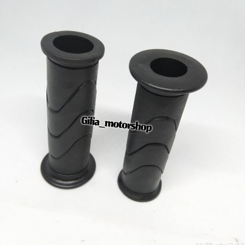 Handgrip Handfat Model ORI Honda Autspant karet Motif Lembut Black Edition Universal