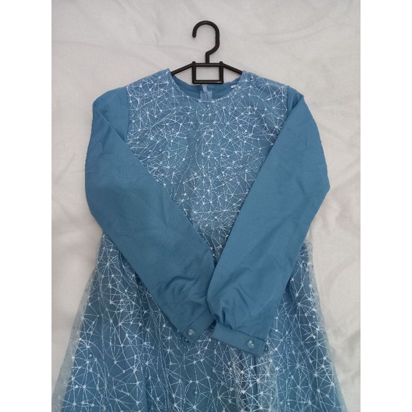 Preloved Melody Dress by Dear Hijab Exclusive Size S Baby Blue/Dear Hijab/Dress wanita