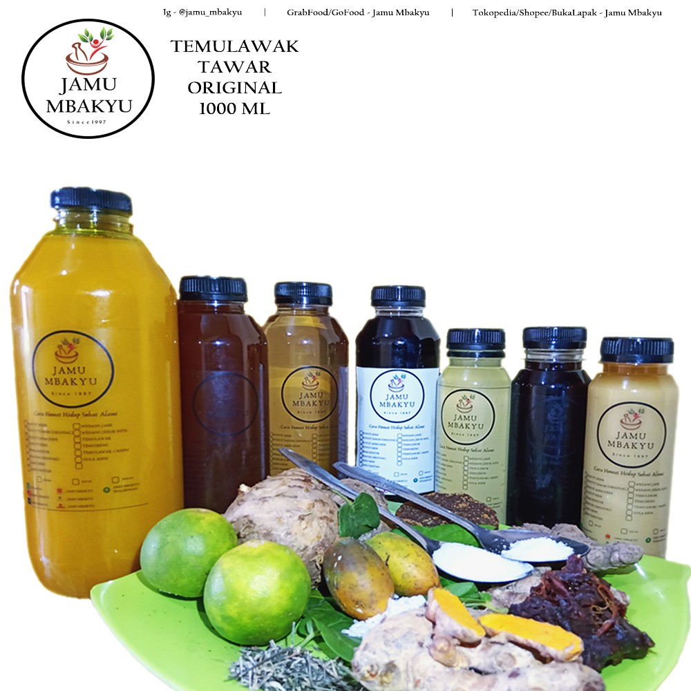 

TEMULAWAK TAWAR JAMU MBAKYU 1000ML