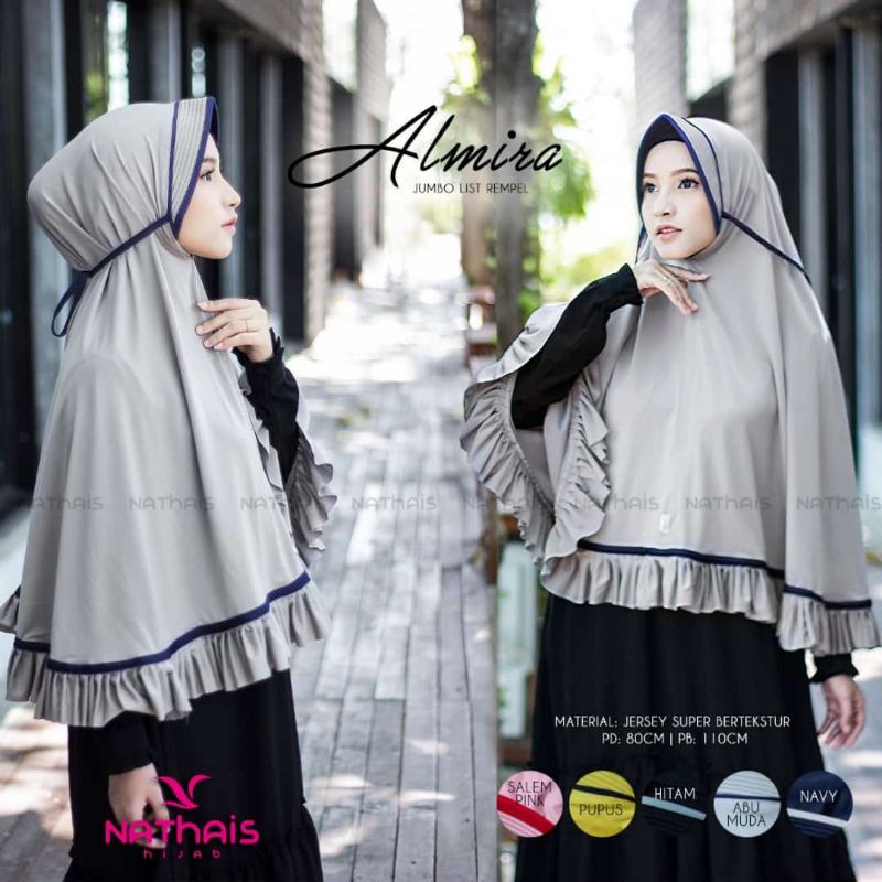(ORIGINAL BY NATHAIS HIJAB) ALMIRA JUMBO