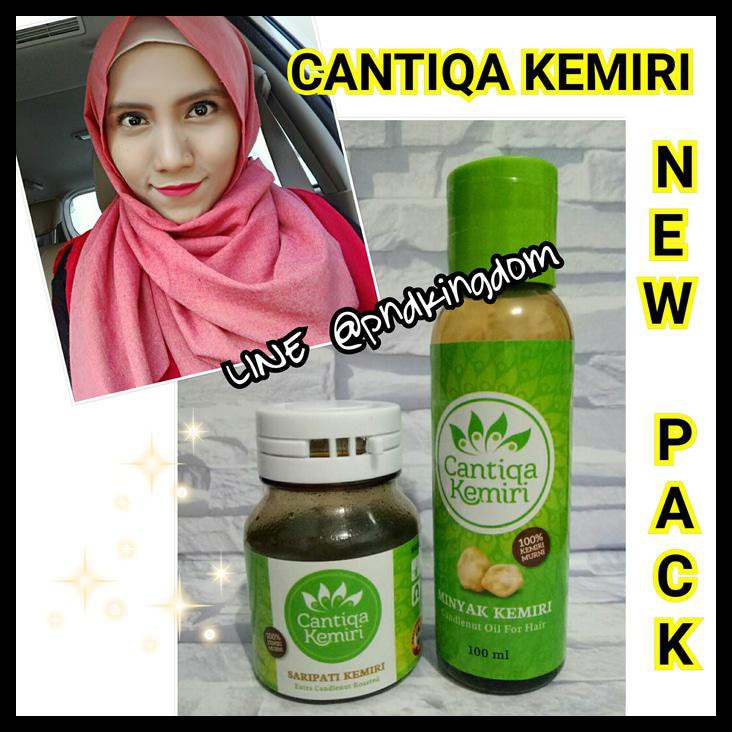 UPDATE AMPUH ATASI RAMBUT RONTOK HIJABER - PAKET CANTIQA KEMIRI 100% ORIGINAL PERAWATAN RAMBUT PROMO