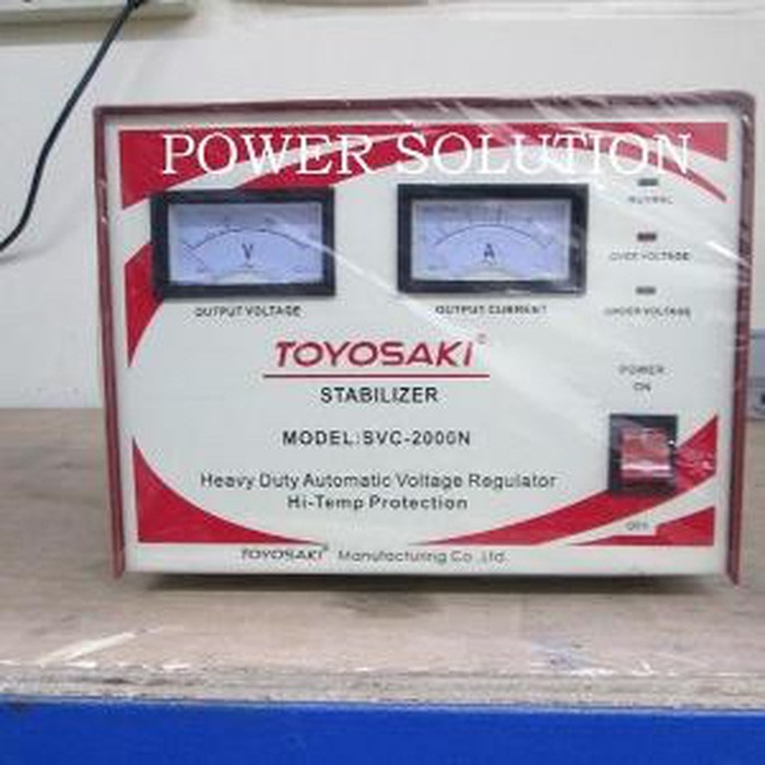 stabilizer toyosaki 2000watt / stabilizer toyosaki svc2000n