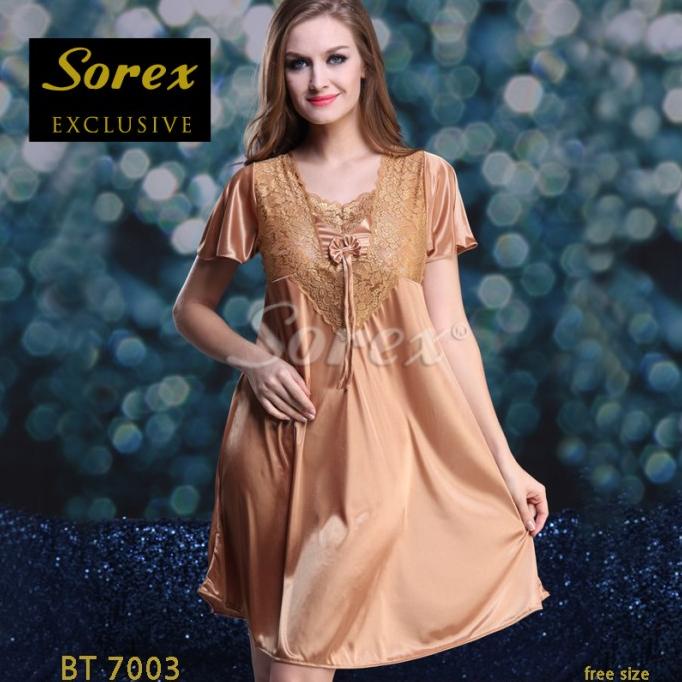 Baju Tidur Wanita Satin Lingerie Sorex Exclusive Bt 7003
