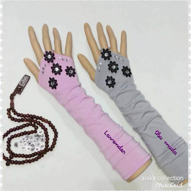 Handshock CINCIN SALWA/ Manset tangan wanita muslimah kelimar cantik