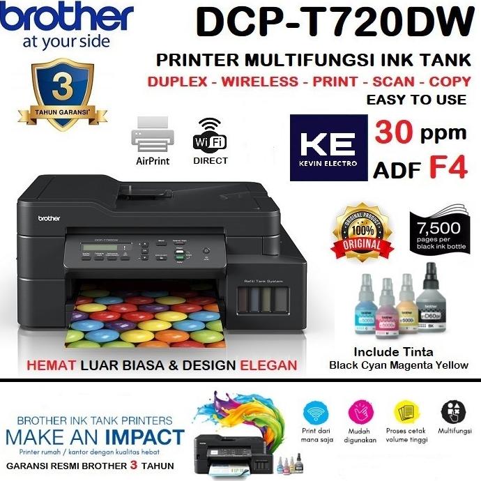 

BROTHER DCP-T720DW Printer Ink Tank Multifunction T720 WiFi Duplex ADF