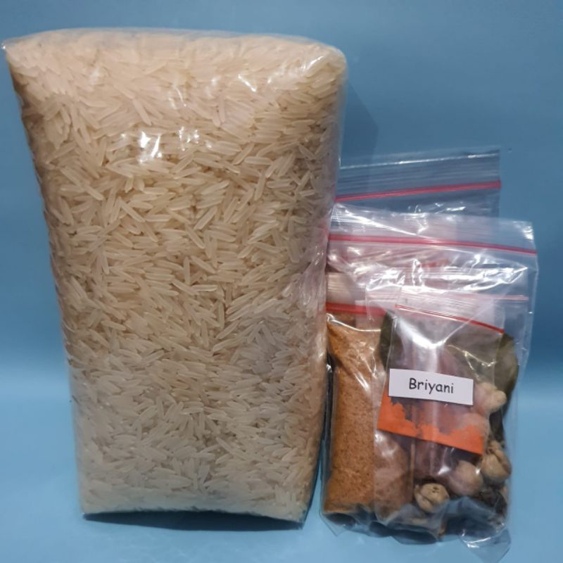 

Paket Beras Basmati Briyani 1 kg | Biryani Lezat dan Gurih | NASI ARAB INSTAN