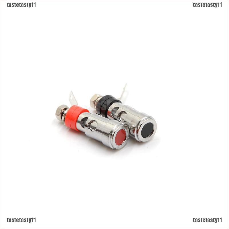 (taty) 2Pcs Speaker Audio Terminal Spring Spring Loaded Tipe Spring NIC