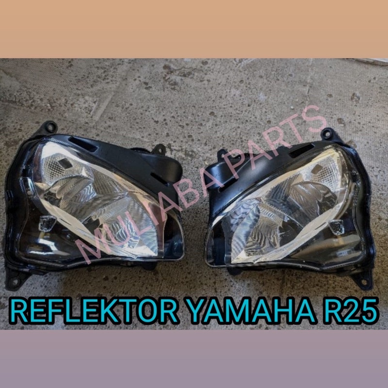 reflektor lampu depan yamaha r25