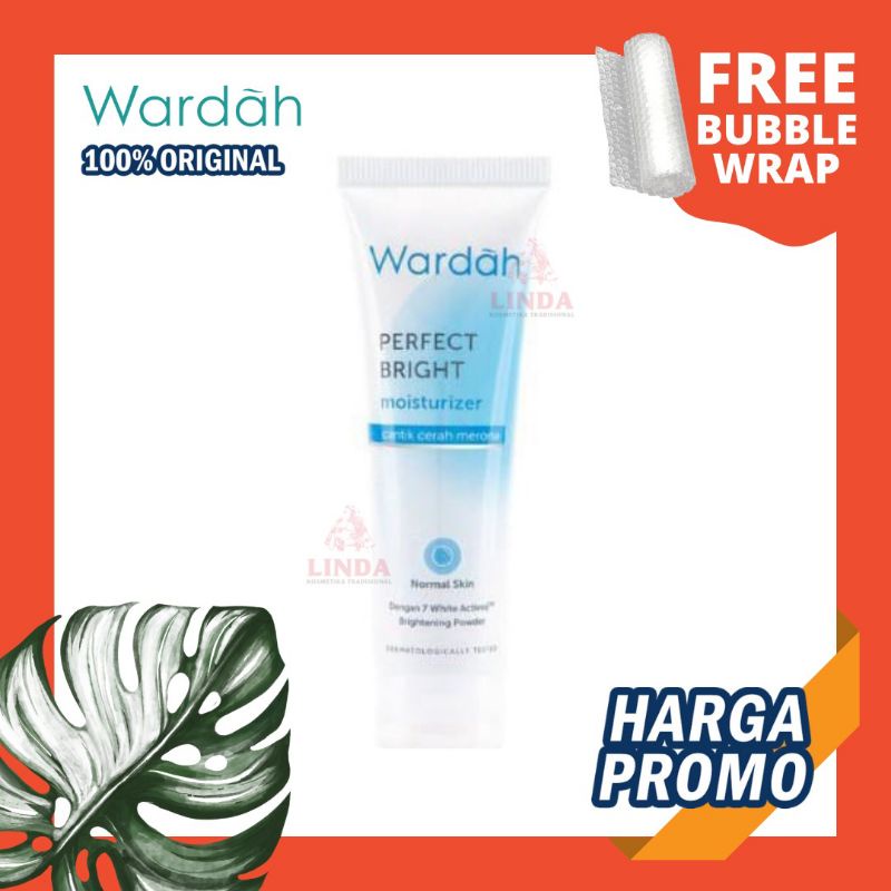 WARDAH PERFECT BRIGHT MOISTURIZER + SMOOTH GLOW SPF30