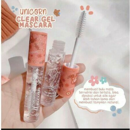 Maskara Bening Gel Kiss Beauty mascara transparant melentikkan dan memanjangkan bulu mata