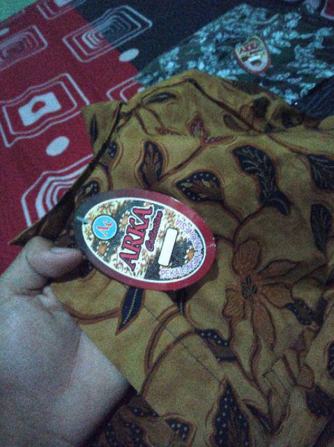 New Arrival Distro Batik Pria Bordir Sogan Hrb026 Batikaf Notoarto Batik Ipnu-ippnu Hem Pria Bel