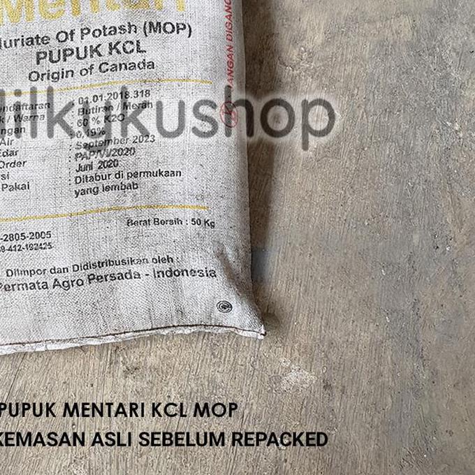 ✥ PUPUK MENTARI MOP KCL 1 KG KEMASAN REPACK ۩