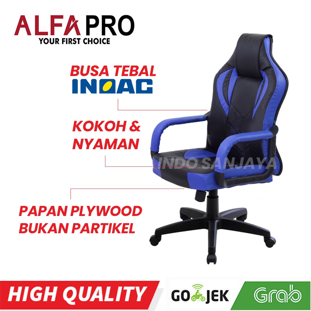 Kursi Gaming Murah Kursi Game Gamers Youtuber MERK ALFAPRO Termurah