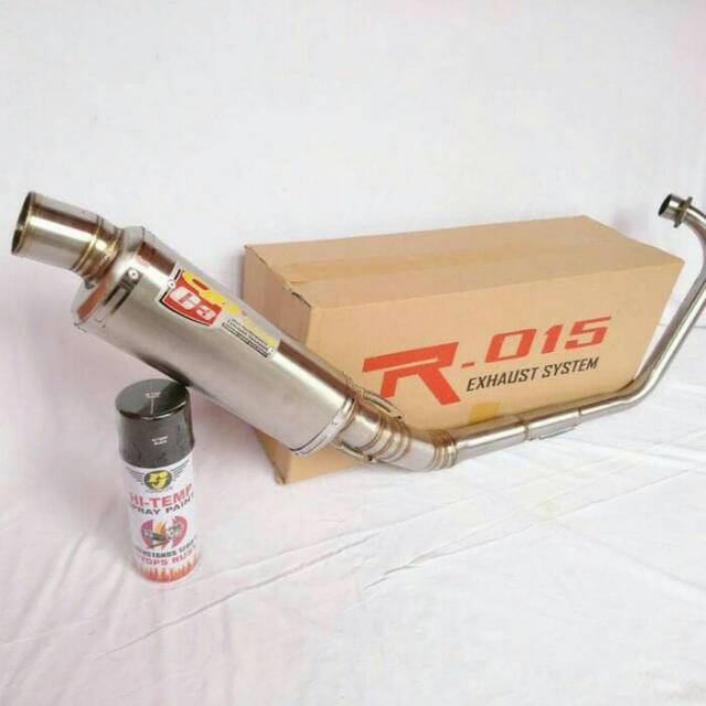 Knalpot CLD Oval Titan Full Set Vixion -  Xabre - Byson - R15 - Scorpio