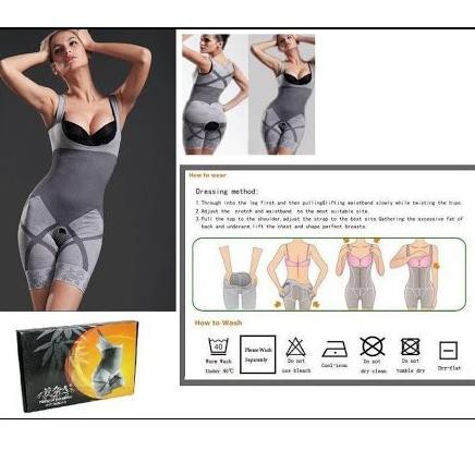 Natural Boo Slimming Suit Body Shaper / body shaper slimming / body shaper korset C2N5