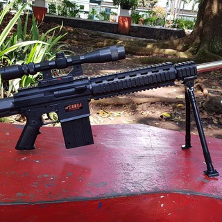  Mainan  Pistol  Sniper Senjata Kokang Plastik Laser  Cobra U 