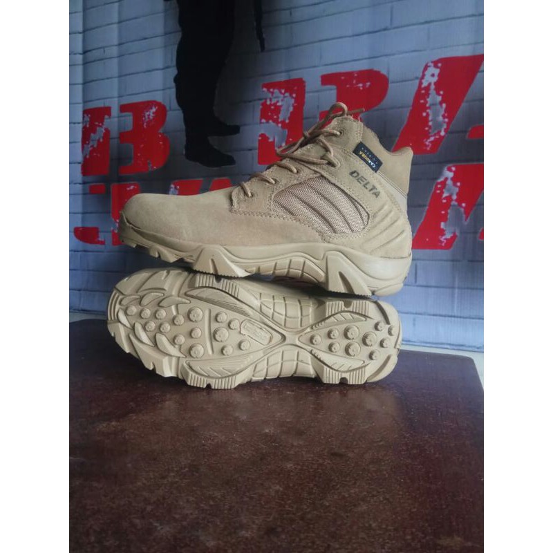 sepatu tactical pria kulit & codura 6 original