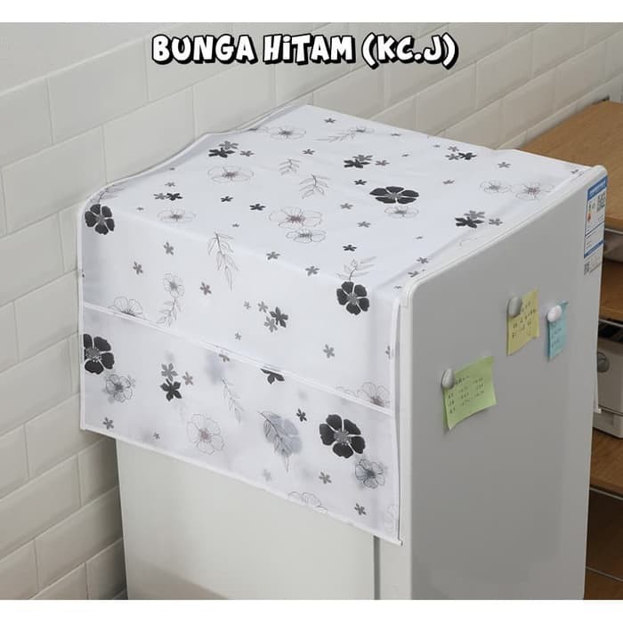 COVER TAPLAK KULKAS ANTI AIR - ALAS SARUNG WATERPROOF MOTIF