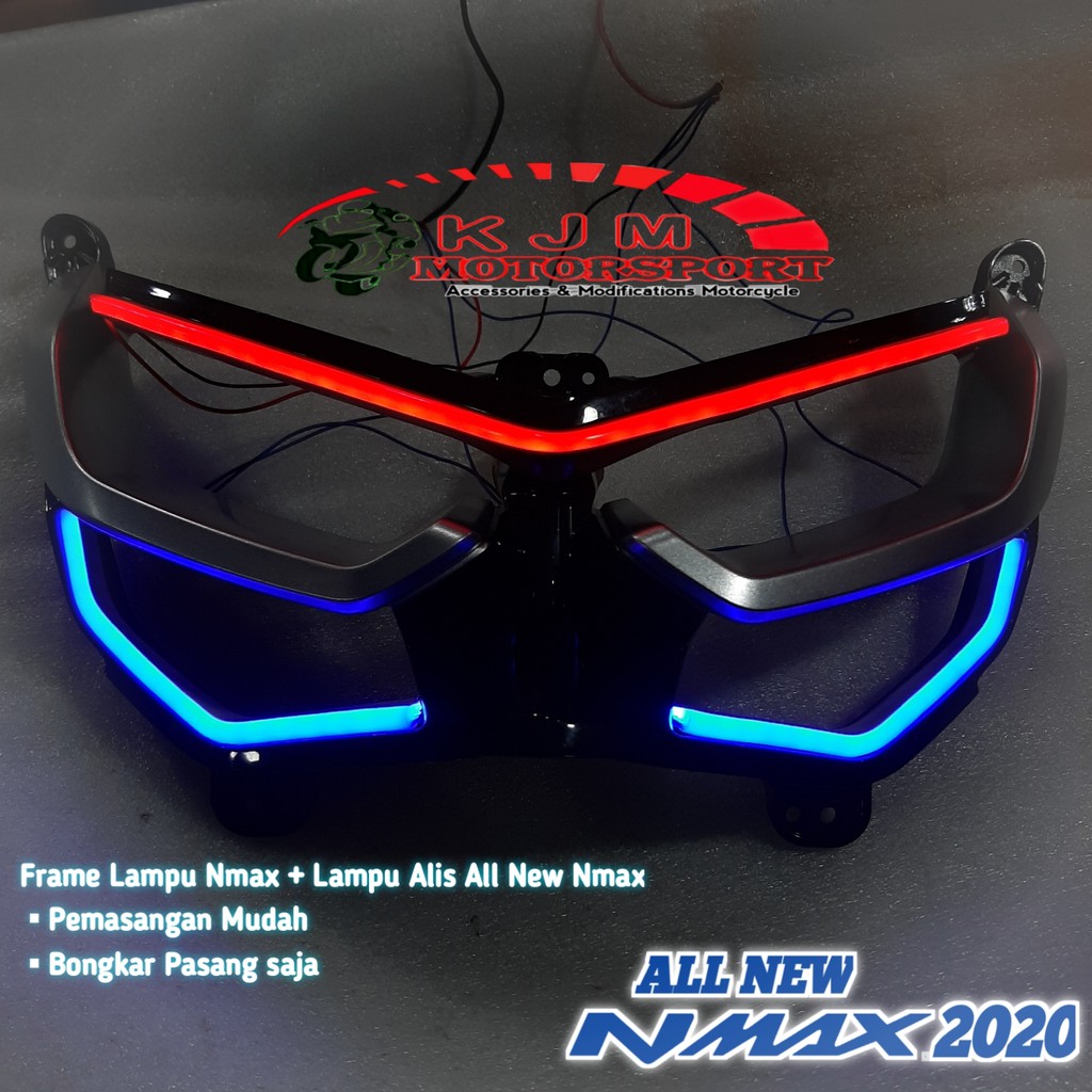 Lampu Alis Nmax New 2020 sepaket frame new nmax 2020