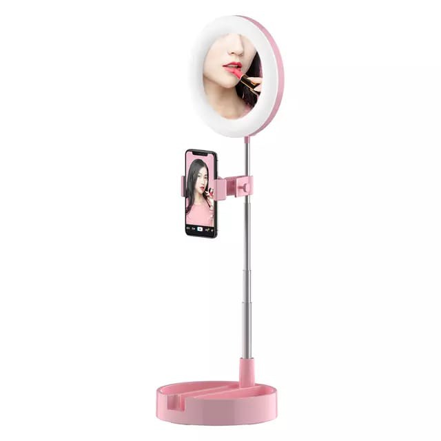 (NC) Live Beauty Lamp Ring light Mirror for Handphone Selfie