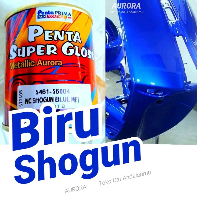 Cat Biru Sogun Penta Super Gloss Shogun Blue Metallic Metalik Metalic Aerox Biru Terang SuzukiBiru l