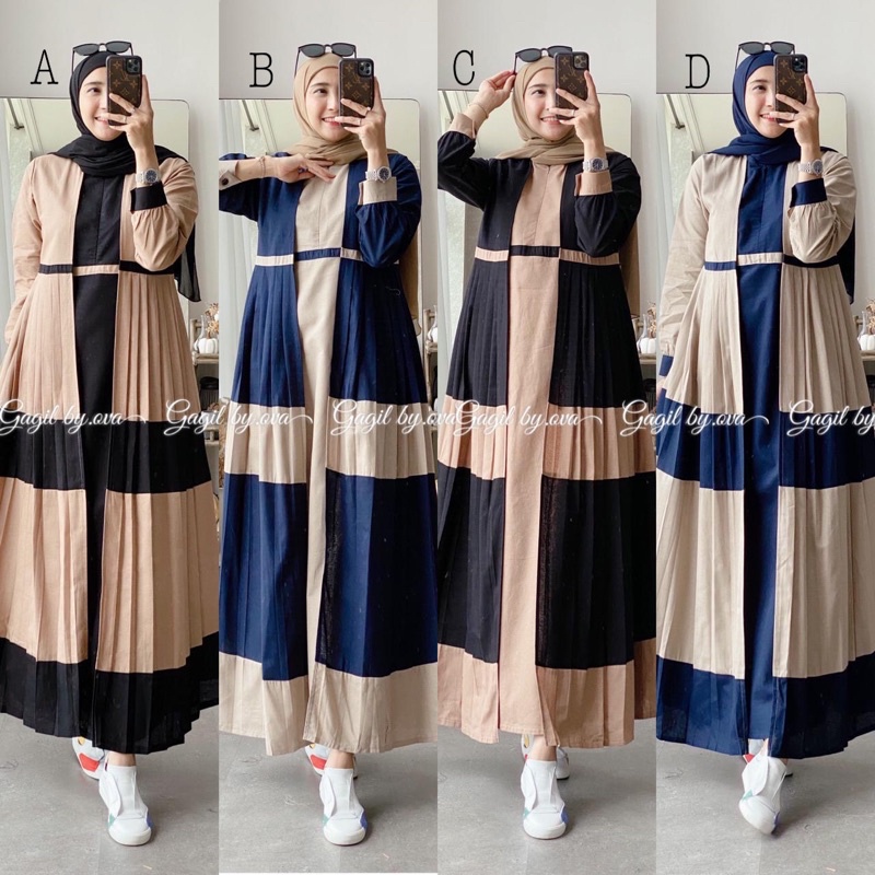 DRESS AQSHANA BY GAGIL ( READY )