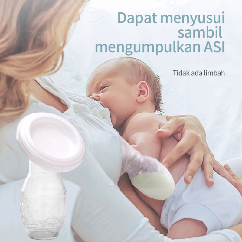 [rumahbayipdg] pompa asi manual silikon - silicone breast pump