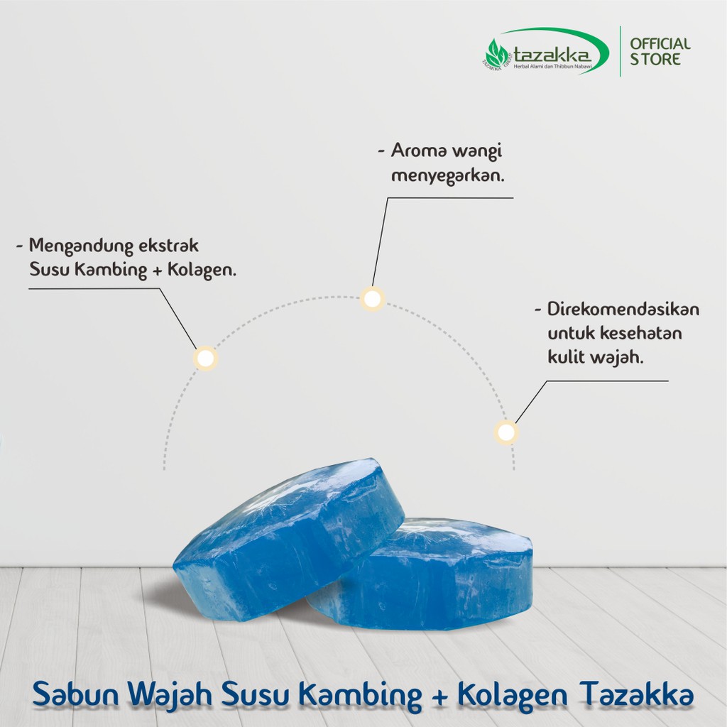SABUN MUKA SUSU KAMBING Savina Herbal Tazakka Sabun Cuci Muka Pembersih Wajah ORI Transparan BPOM