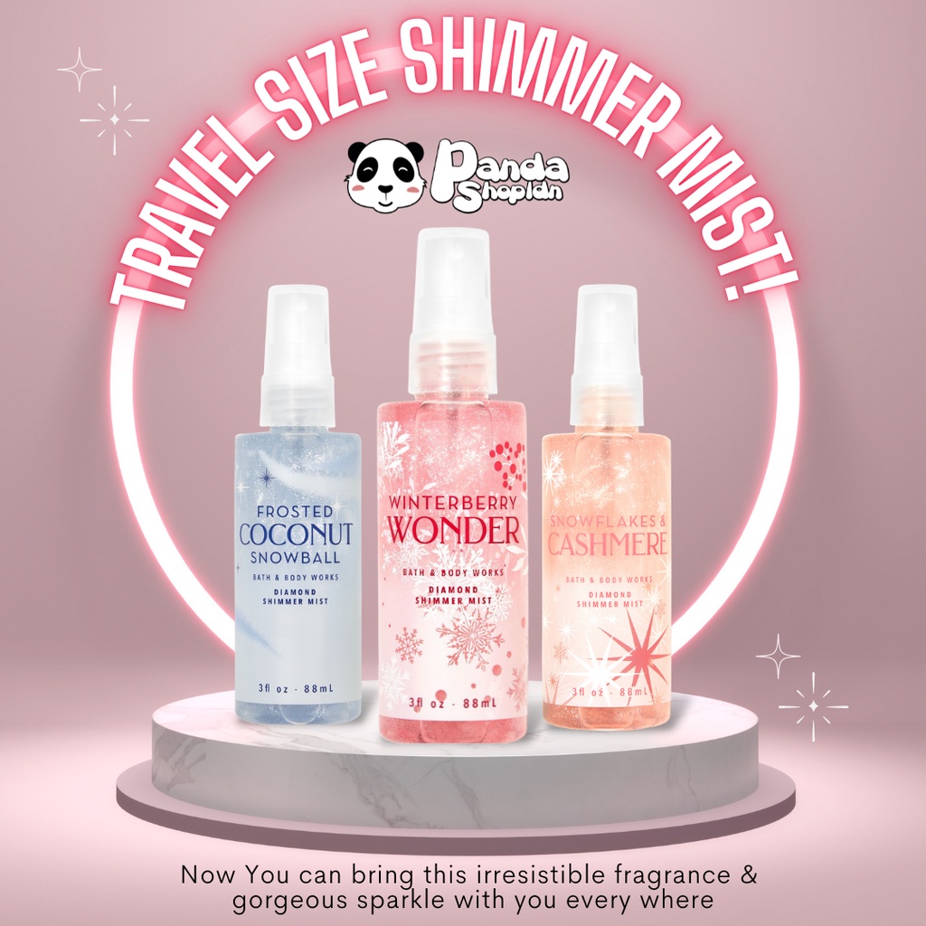BBW Shimmer Mist Travel Size
