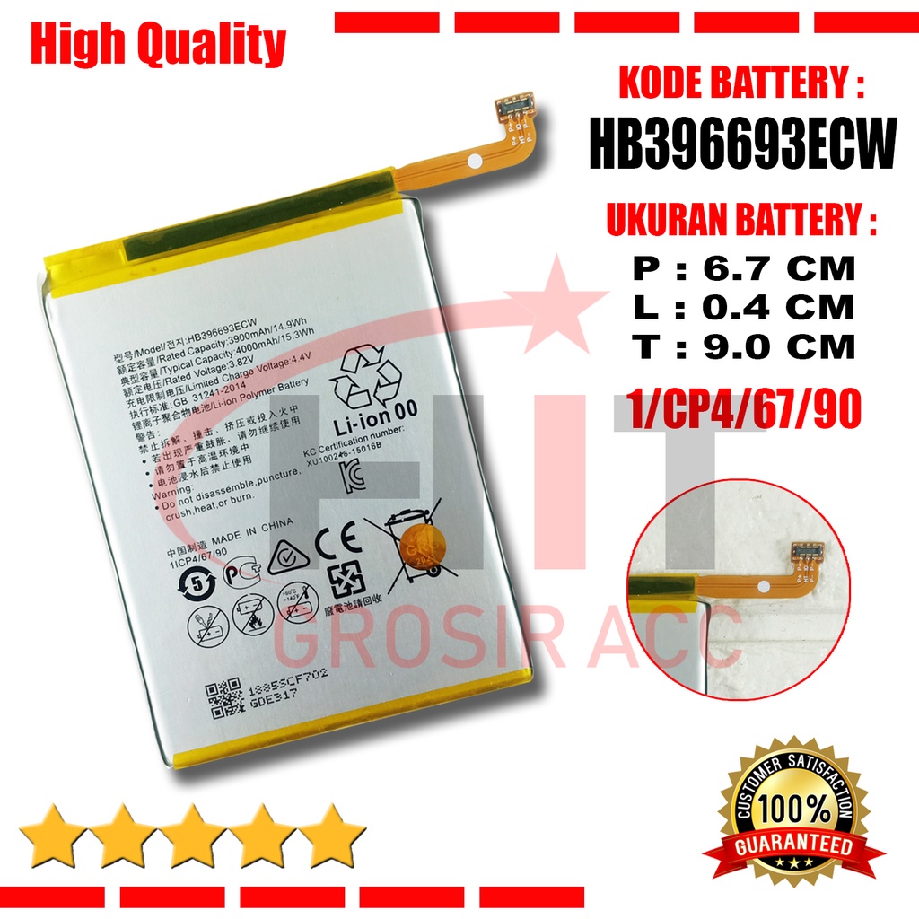 Battery Baterai HB396693ECW HUAWEI Mate 8 NXT AL10 TL00