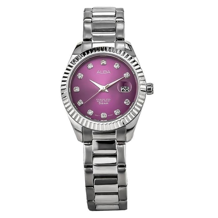 Jam tangan wanita original ALBA AH7M61 silver