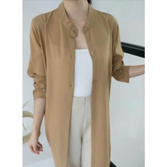 Pola Produksi outer 09 / Pola baju Tunik / pola Long cardi