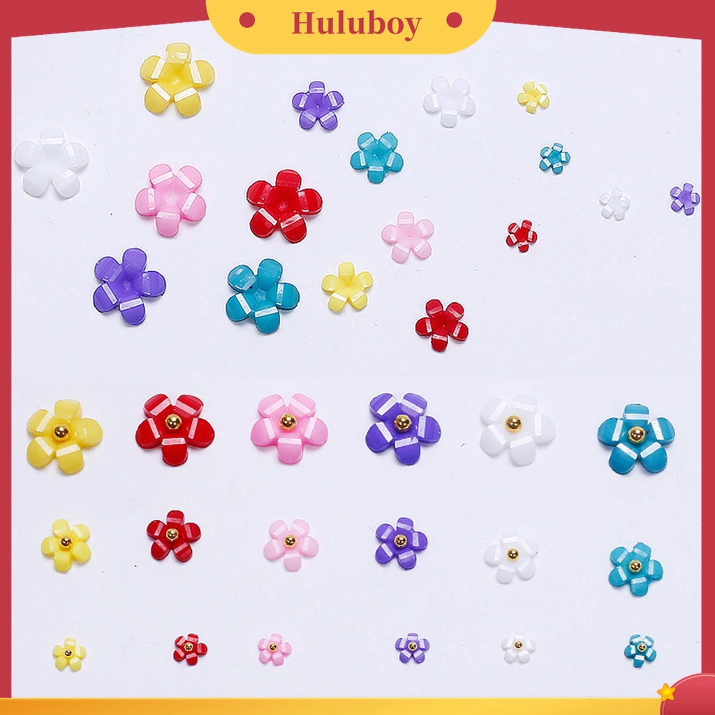 Huluboy Huluboy♡ Ornamen Bunga 3D Bahan Resin Untuk Dekorasi Nail Art