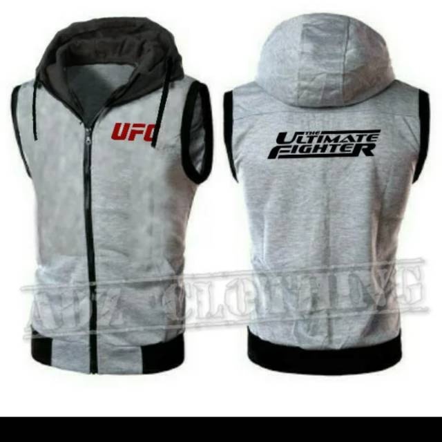 Jaket Zipper UFC kutung