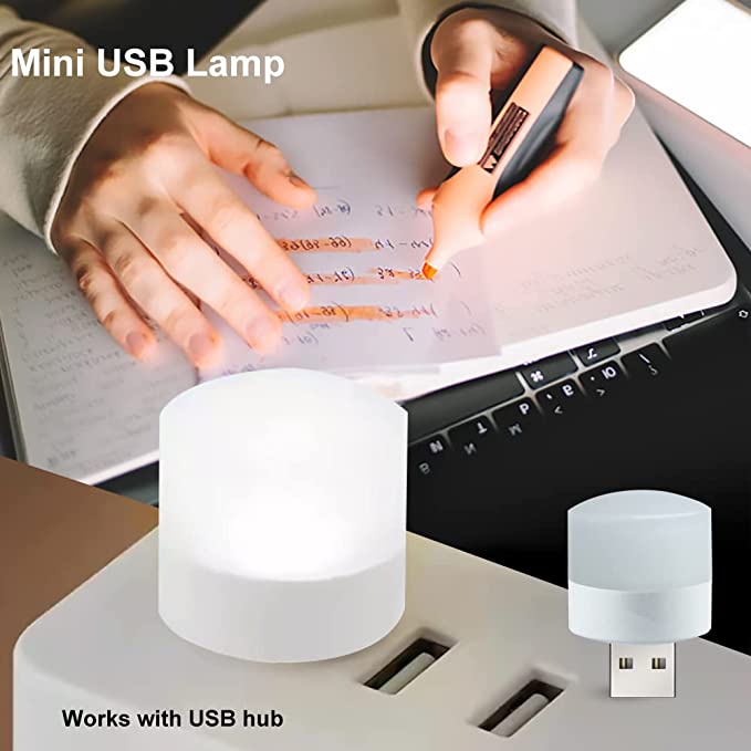 Mini Night Light USB Plug Lamp Computer Mobile Power Charging Small Book Lamps LED Eye Protection Reading Light