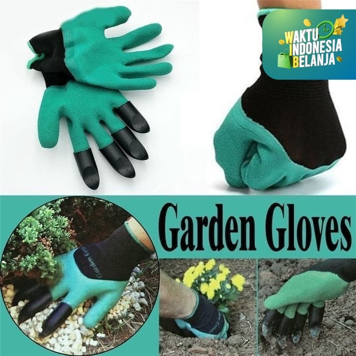 Sarung Tangan Cakar Gali Tanah Berkebun Taman Claw Garden Gloves Box