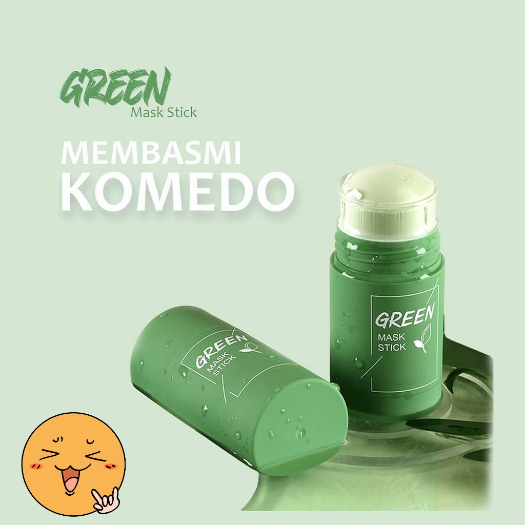 MEIDIAN Green Tea Mask Cleansing Clay Stick Masker wajah Masker Pembersih komedo/Cleansing Mask