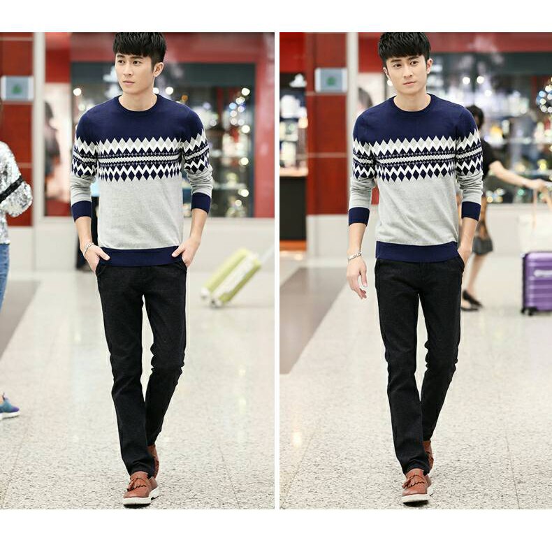 SWEATER PRIA/SWEATER RAJUT MICHAEL NAVY BESST QUALITY