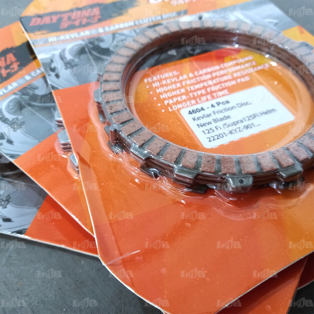 Daytona Kampas Plat Kopling Blade New Supra x 125 FI Injeksi Clutch kupling 4 Lembar Racing 3808