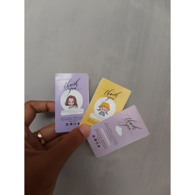 

Sticker Segel Packing online shop minimal pembelian 60 pcs