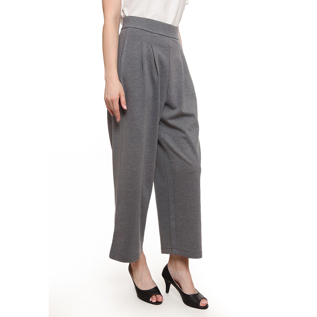  The Executive  Wide Leg Pants 5 Lpkkey219K033 Grey Shopee 