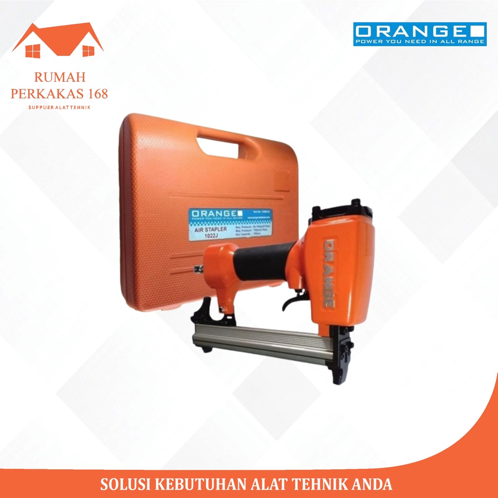 

MESIN AIR NAILER U 1022J / MESIN STAPLES U 1022J ORANGE