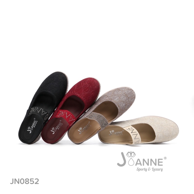 RESTOCK! [ORIGINAL] JOANNE Slop Wedges Shoes Sepatu Wanita #JN0852