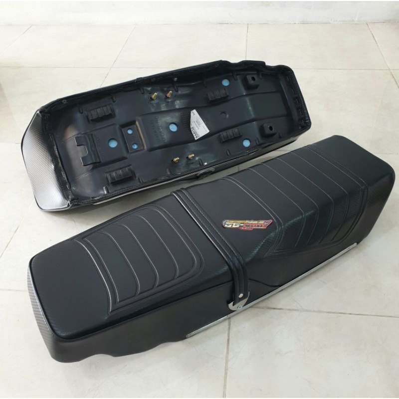 JOK GL PRO kulit Karbon model sesek tipis bagian depan Jok glpro tatanan dleser spon biru Jaminan an