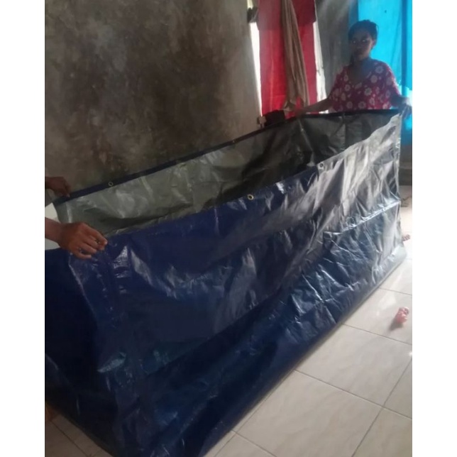 Terpal kolam A12 200x100x100 tebal