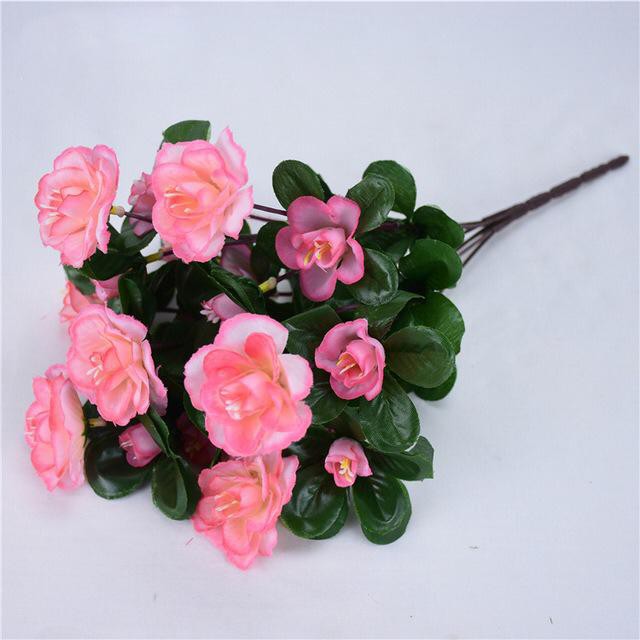 COD BUNGA MAWAR  BUNGA TANGKAI PLASTIK BUNGA ARTIFISIAL BUNGA PAJANGAN BUNGA HIASAN BT9019-PINK