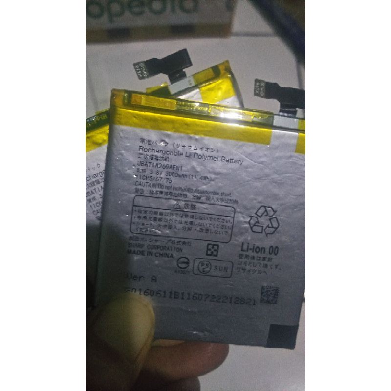Baterai Sharp Aquos SH04H SHV34 506SH minus DROP SOLD ditempat lainT