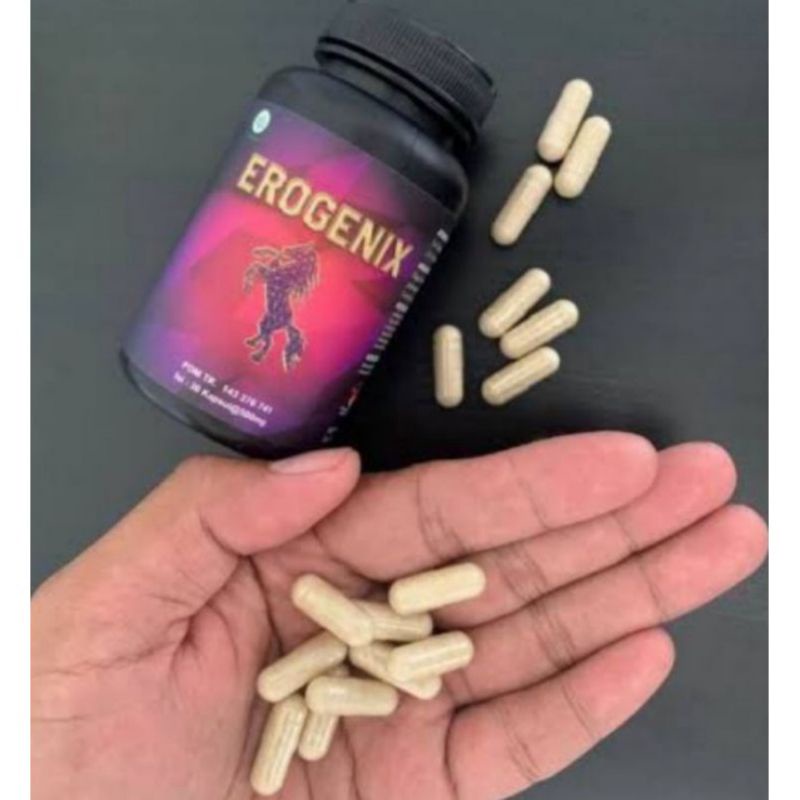 Suplemen Pria Dewasa Erogenix - Penambah Stamina - Pembesar Vitalitas Potent Male Enhancement Origin