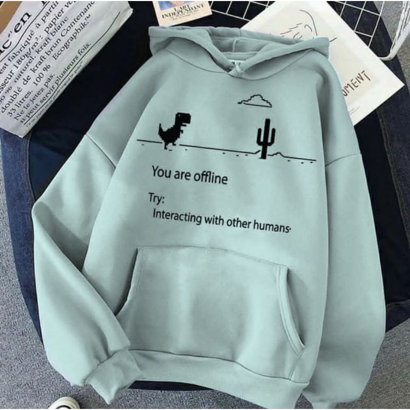 OFFLINE NOTICE DINO SWEATER HODIE